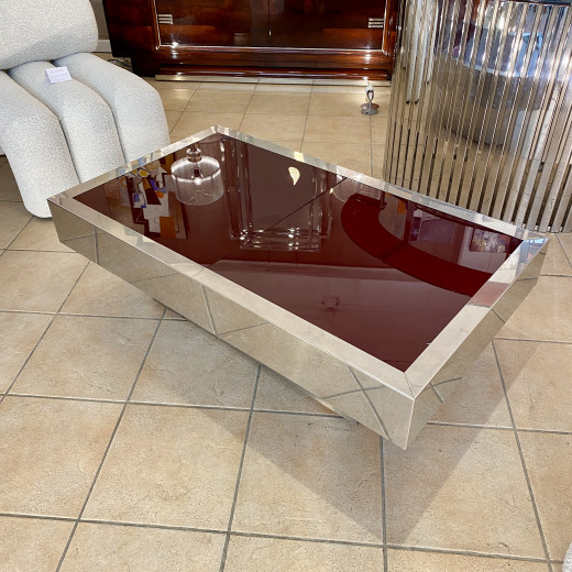 table basse et  bar  de Willy Rizzo d...